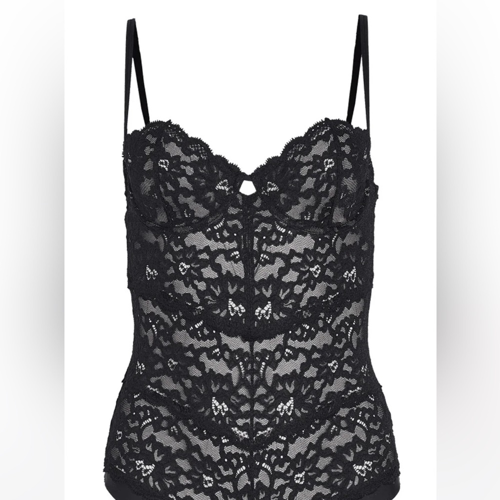 Fleur Du Mal Charlotte Balconette Bodysuit